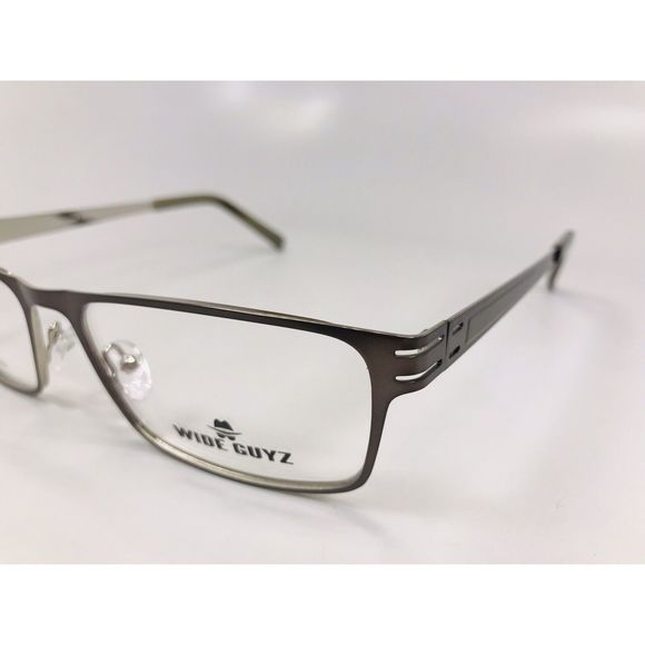 New Wide Guyz Pewter BOSS Eyeglasses 58mm for The Stylish Large Man - Picture 4 of 12